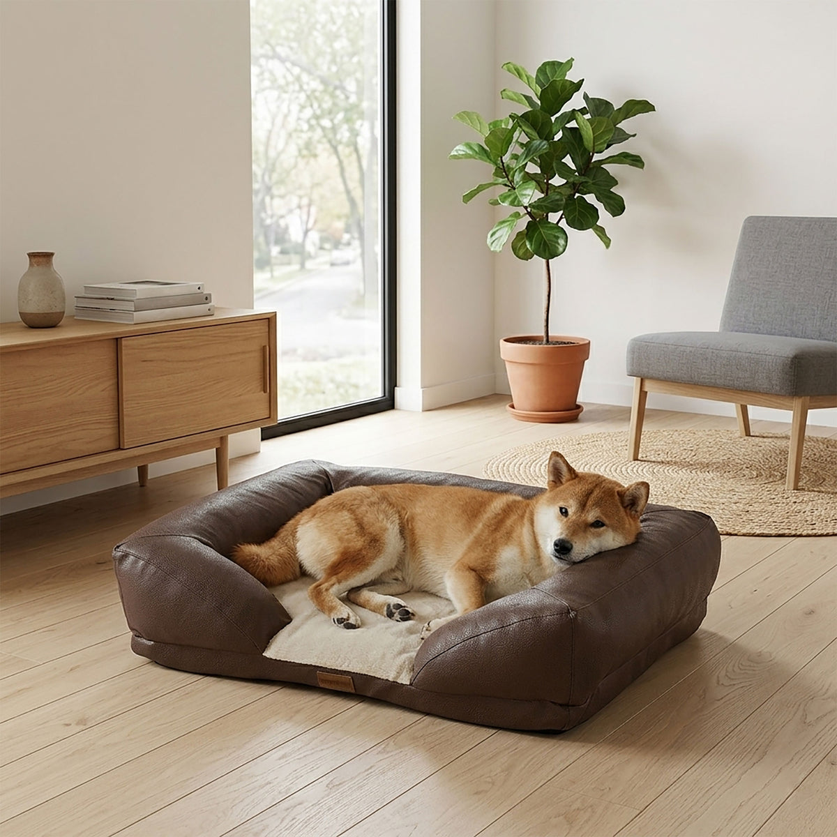 Orthopädisches Hundebett HUSKY Beige
