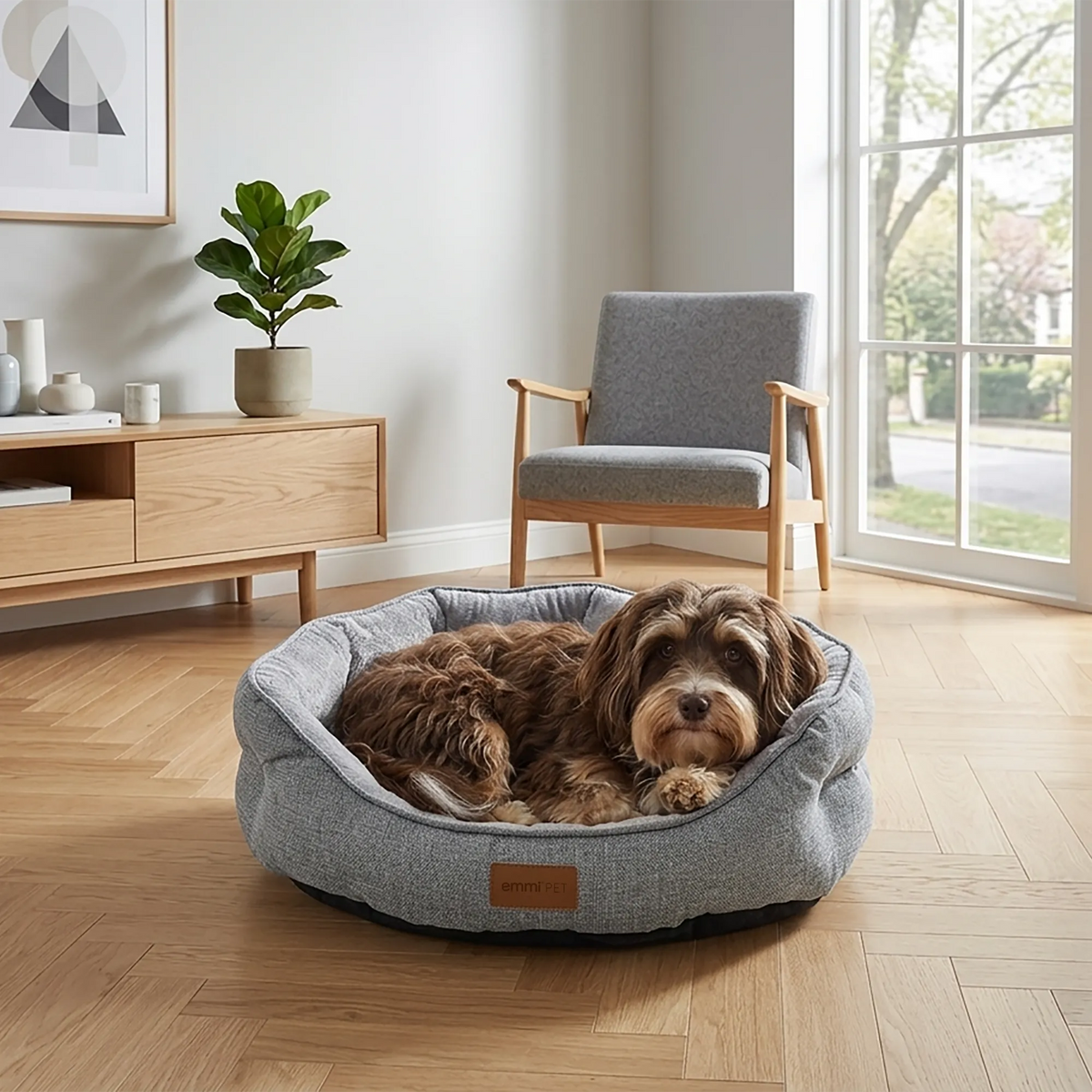 Katzen- und Hundebett SPIRIT Grau