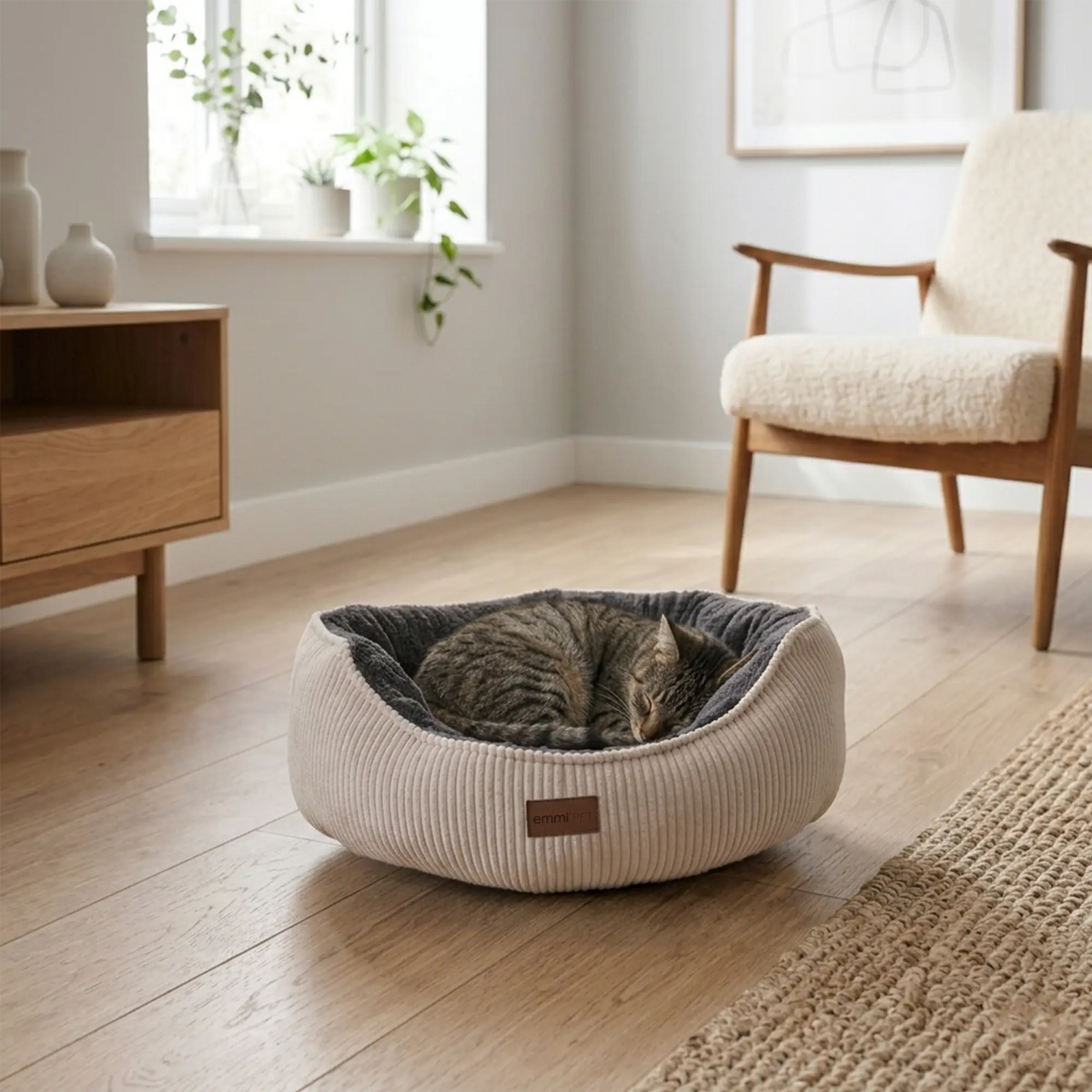Katzen- und Hundebett LEGEND Grau
