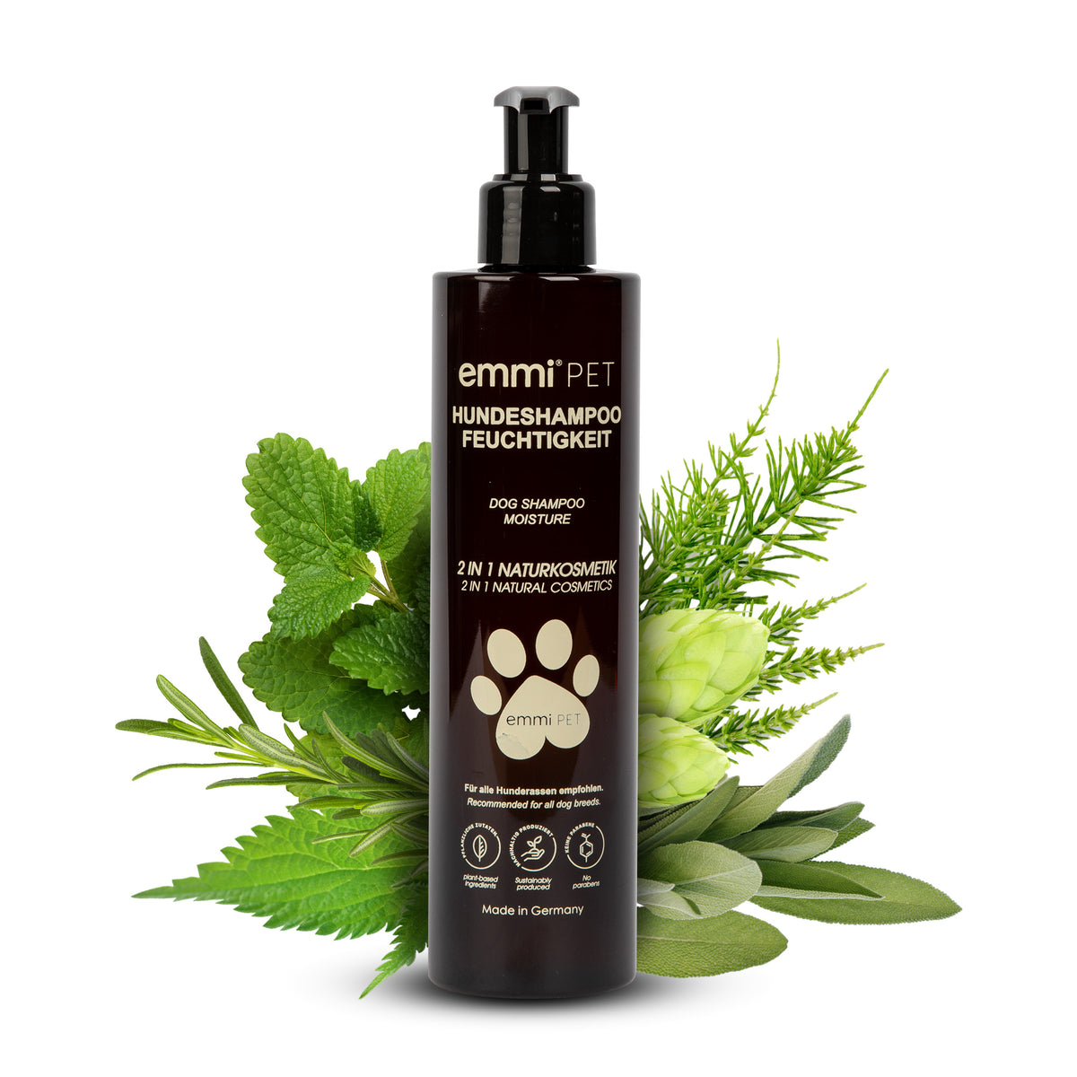 Hundeshampoo 2in1 Feuchtigkeit Natur 250ml