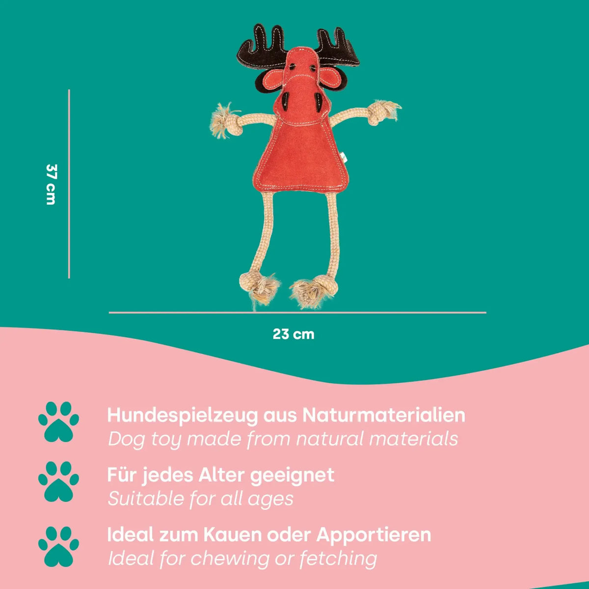 Zerrspielzeug Xmas Rentier
